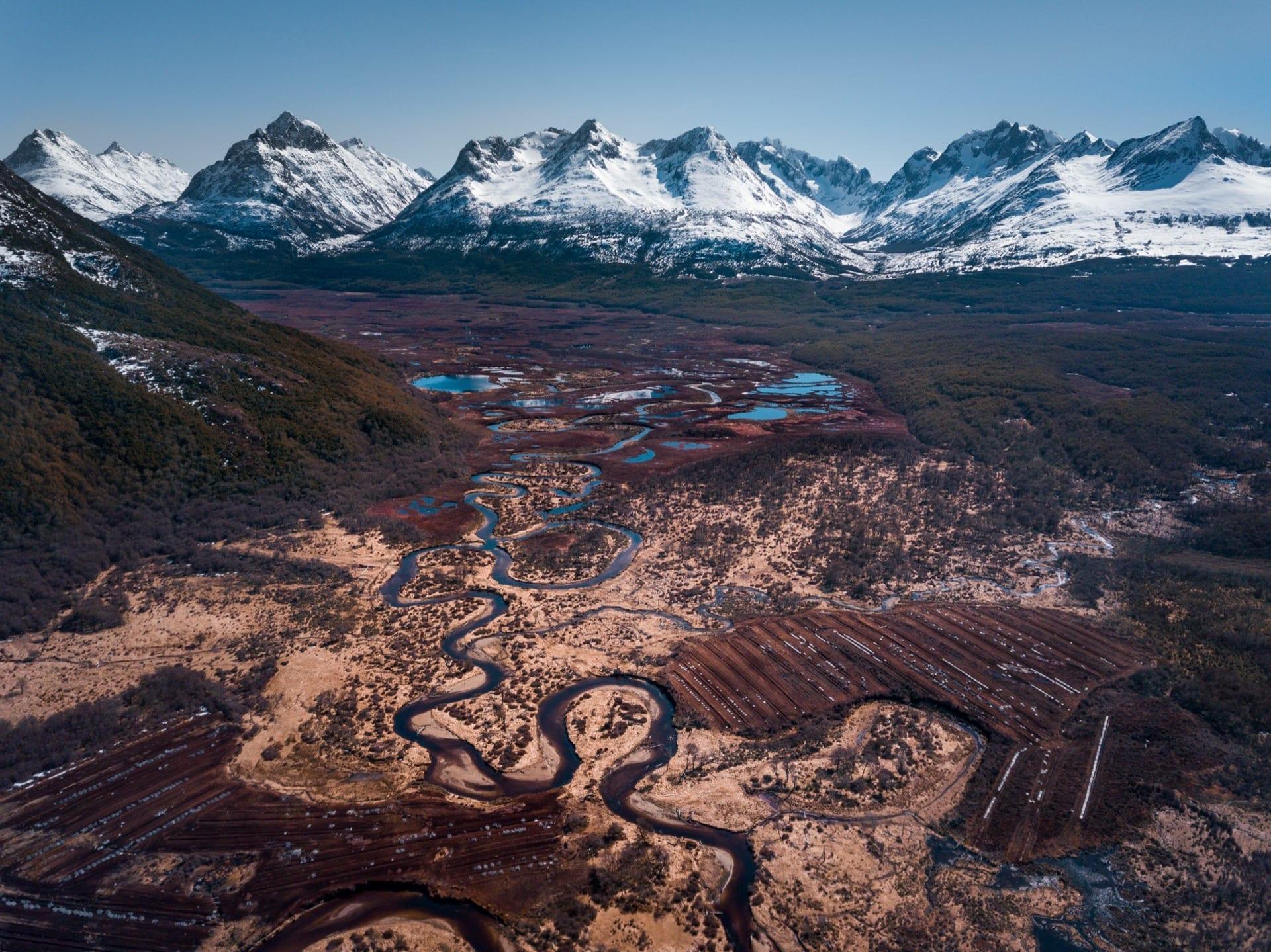 Patagonia vista aérea