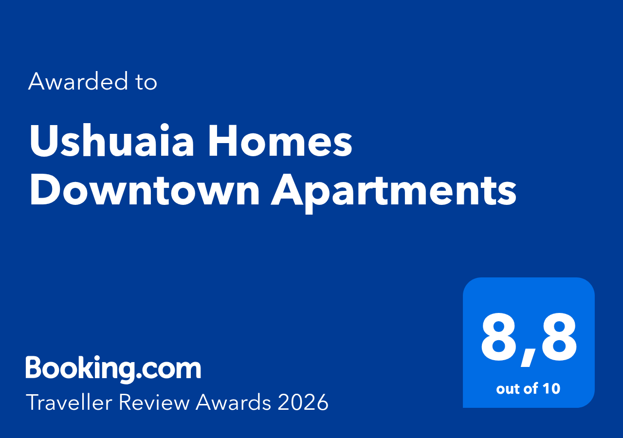 Booking.com Traveller Review Award 2026 — Ushuaia Homes Downtown