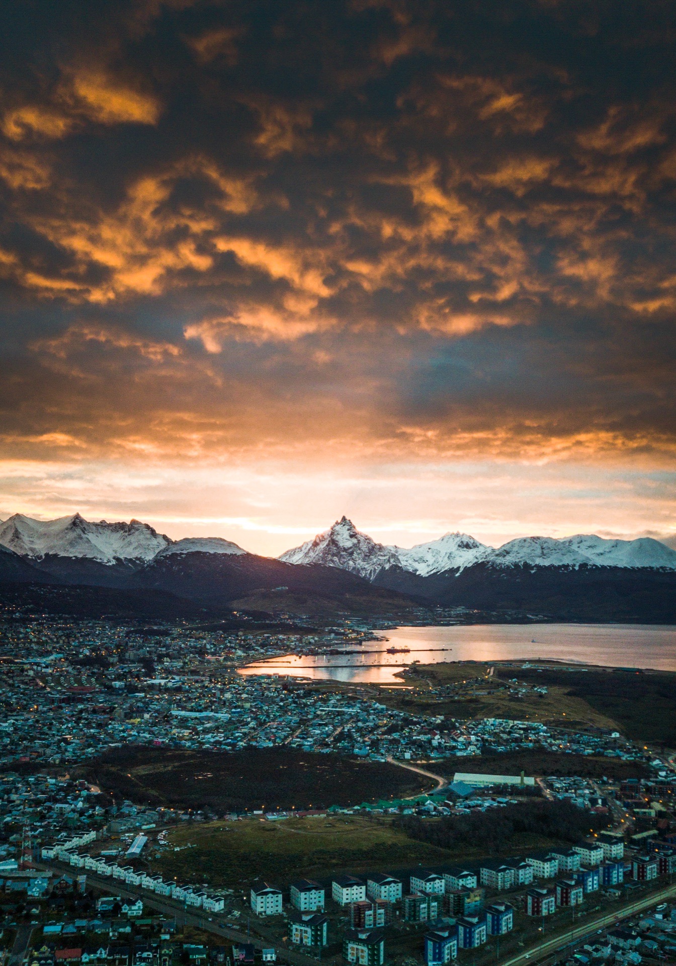 Ushuaia aerial view, Patagonia